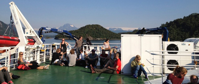 Boat to Trænafestival / Photo: Catherine Meuter